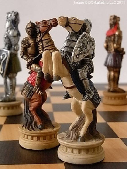 Medieval Warrior Theme Chess Set